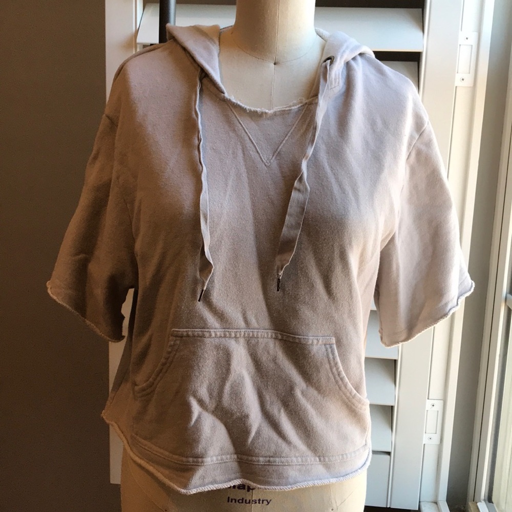 Stem lt gray hoodie XS